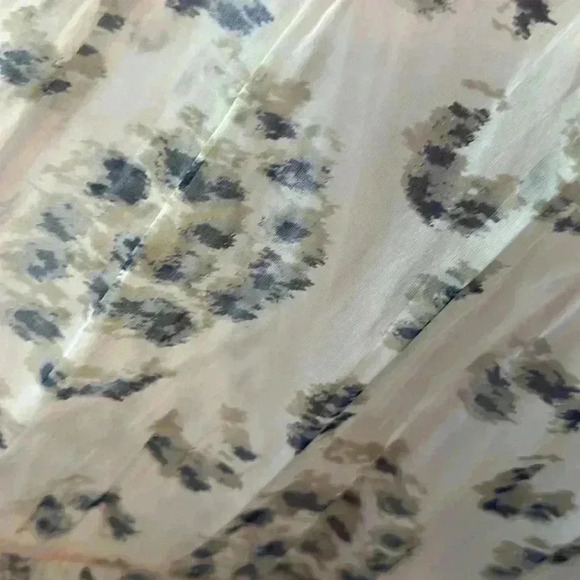 Elena Baldi | Tiered Silk Blend Animal Print Midi/Maxi Dress with Braided Straps - Picture 5 of 9